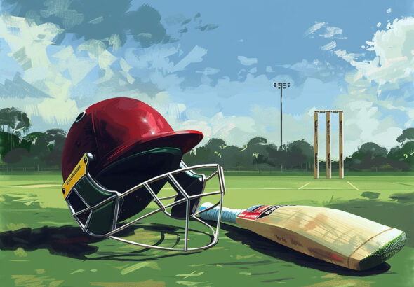 cricket-equipment-digital-art